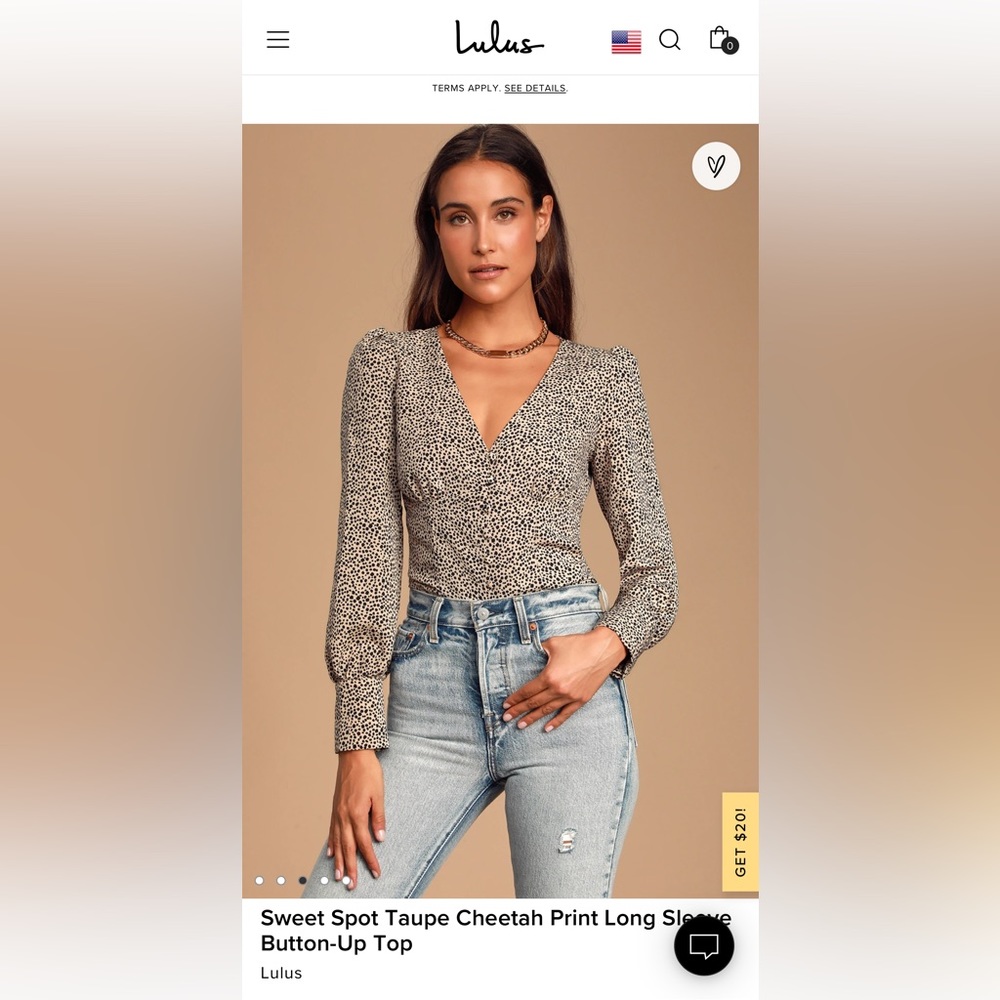 Lulu’s Cheetah Button Up